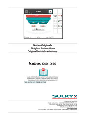 Sulky Isobus X50 Original Instructions Manual