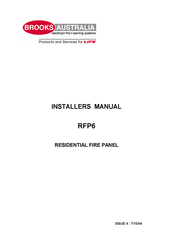 Brooks RFP6 Installer Manual