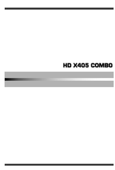 Opticum HD X405 COMBO User Manual