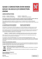 Falcon G2102 C User Instructions