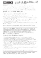 ARGINGTON BAM CRIB bam2301 Assembly Manual