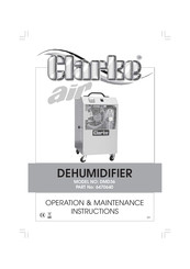 Clarke Air DMD36 Operation & Maintenance Instructions Manual