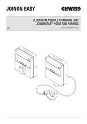 Gewiss JOINON EASY GW68119 User And Installation Manual