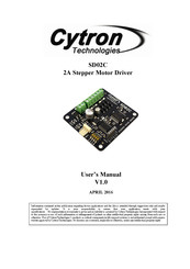 Cytron SD02C User Manual