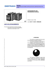 Gefran GFX4-IR Configuration And Programming Manual