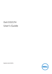 Dell D3217H User Manual