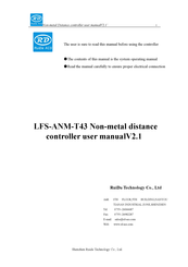 Ruida Technology LFS-ANM-T43 User Manual