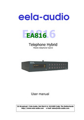 Eela Audio EA816 User Manual