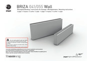Jaga BRIZA 041 Wall Mounting Instructions