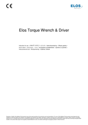 Elos Torque Wrench Instructions For Use Manual