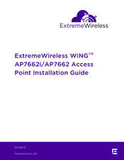 ExtremeWireless WiNG AP7662 Installation Manual