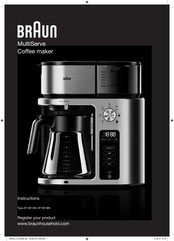 Braun MultiServe KF 901AN Manuals 