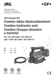GF JRG Sanipex MT 4812.000 Installation Instructions Manual