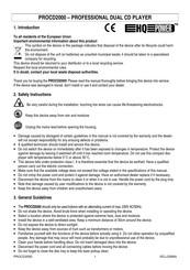 HQ Power PROCD2000 Manual