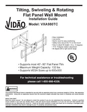 Vidao VXA980T Installation Manual