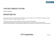 SSANGYONG MTXW100X150 User Manual