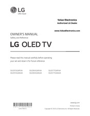 LG OLED77GXAUA Owner's Manual