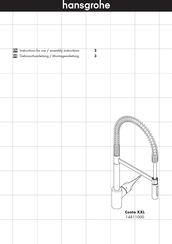 Hans Grohe Cento XXL 14811000 Instructions For Use/Assembly Instructions