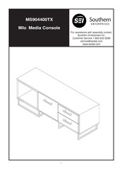Southern Enterprises Milo MS904400TX Assembly Instructions Manual