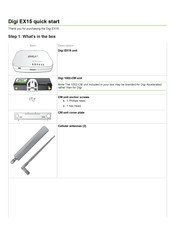 Digi EX15 Quick Start