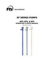 Finish Thompson EFP-16 Operations & Parts Manual