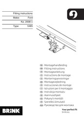 Brink 5485 Fitting Instructions Manual