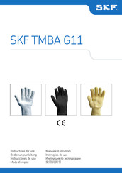SKF TMBA G11 Instructions For Use Manual