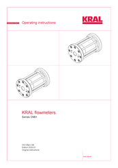 KRAL OMH-068 Operating Instructions Manual