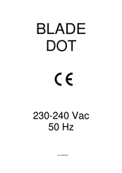 Galvamet Blade Dot Installation, Operating And Maintenance Instructions