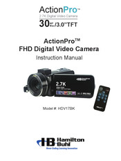 Hamilton/Buhl ActionPro HDV17BK Instruction Manual