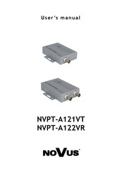 Novus NVPT-A122VR User Manual