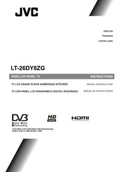 JVC LT-26DY8ZG Instructions Manual