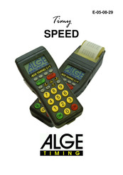 ALGE-Timing Timy SPEED Manual