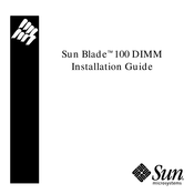 Sun Microsystems Sun Blade 100 DIMM Installation Manual