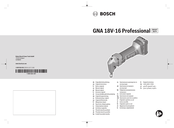 Bosch GNA 18V-16 Professional Original Instructions Manual