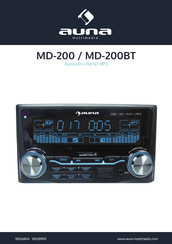 auna multimedia MD-200BT Manual
