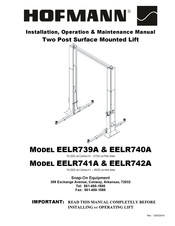 Hofmann EELR741A Installation, Operation & Maintenance Manual