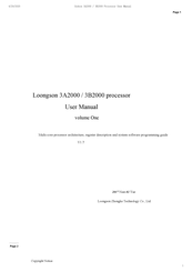 Loongson 3A2000 User Manual