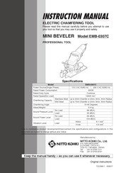 Nitto Kohki EMB-0307C Instruction Manual
