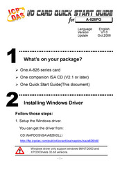 Icp Das Usa A-826 Series Quick Start Manual