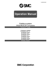 Smc Networks EX600-SPR Series Operation Manual