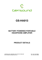 Glensound GS-HA013 Product Details