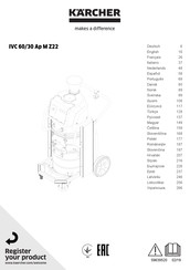 Kärcher IVC 60/30 Ap M Z22 Manual