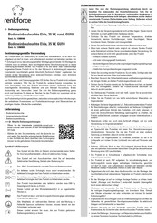 Renkforce Elda GU10 Operating Instructions Manual