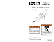 Pro-Lift T-9400 Operating Instructions & Parts Manual