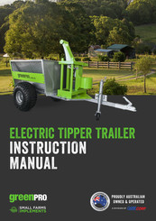 QUIK CORP greenPRO ELECTRIC TIPPER TRAILER Instruction Manual