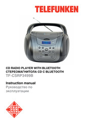 Telefunken TF-CSRP3499B Instruction Manual