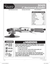 Silver Eagle SE425 Operating Instructions Manual