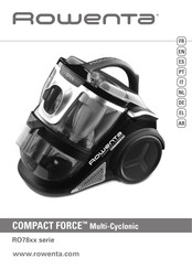 Rowenta COMPACT FORCE RO78 Series Manual