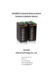 KYLAND Technology SICOM3016-2S/M-16T Hardware Installation Manual